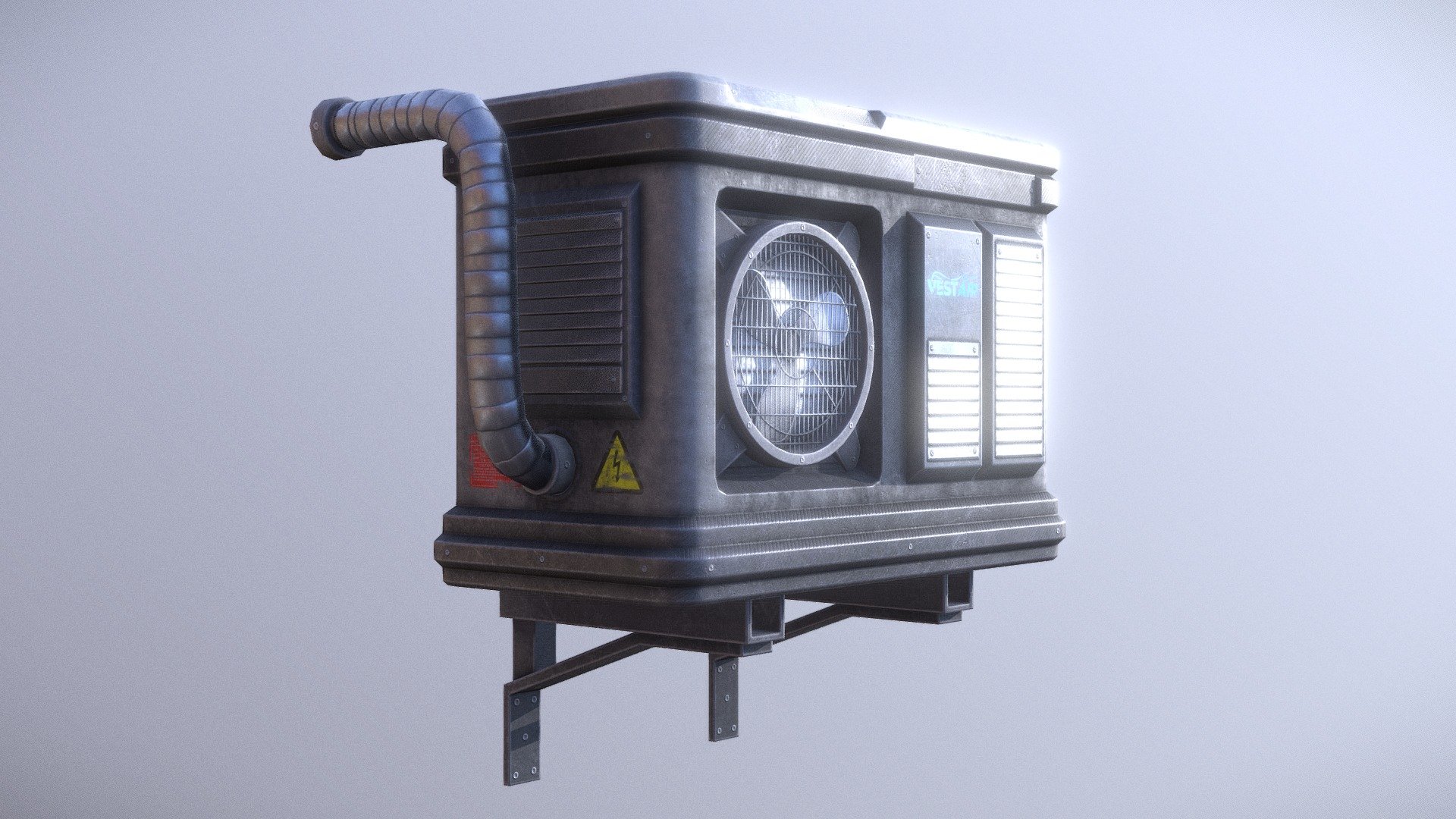 Air Conditioner Game Asset deep3dsea