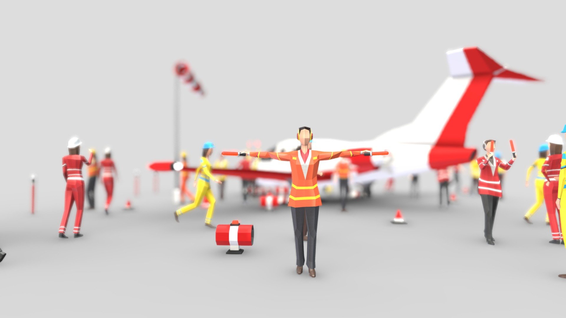 Airport Ground Crew Women