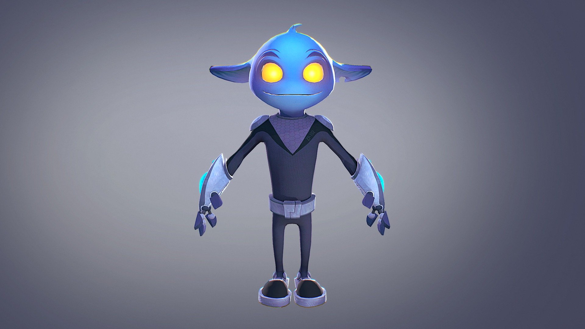 Alien Character | A-pose