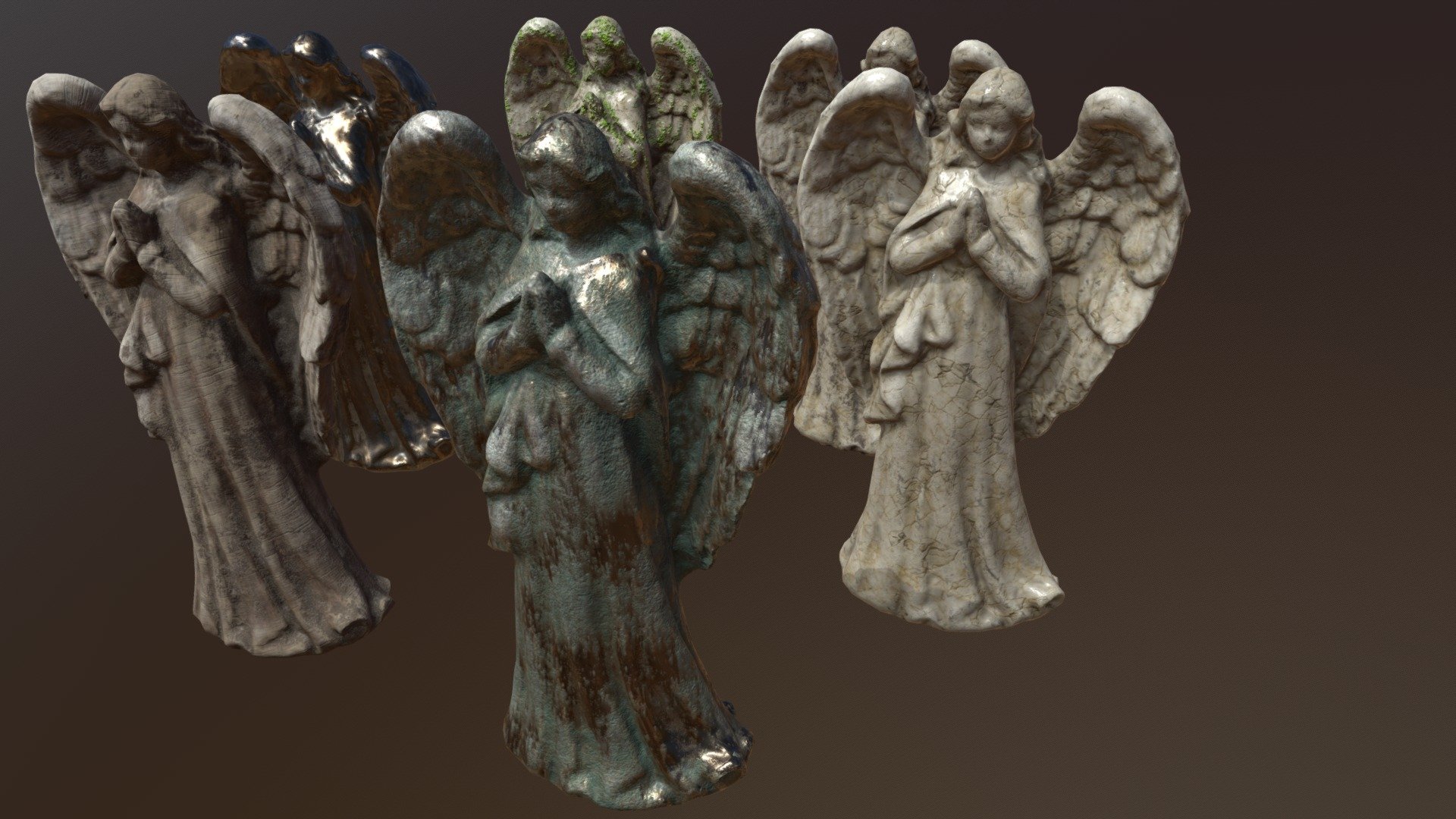 Angel Statue Asset