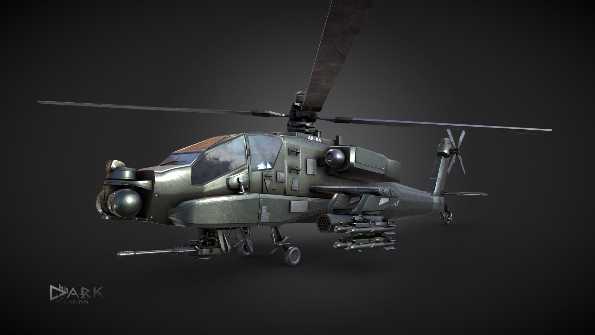 Apache Attack Helicopter AH-64