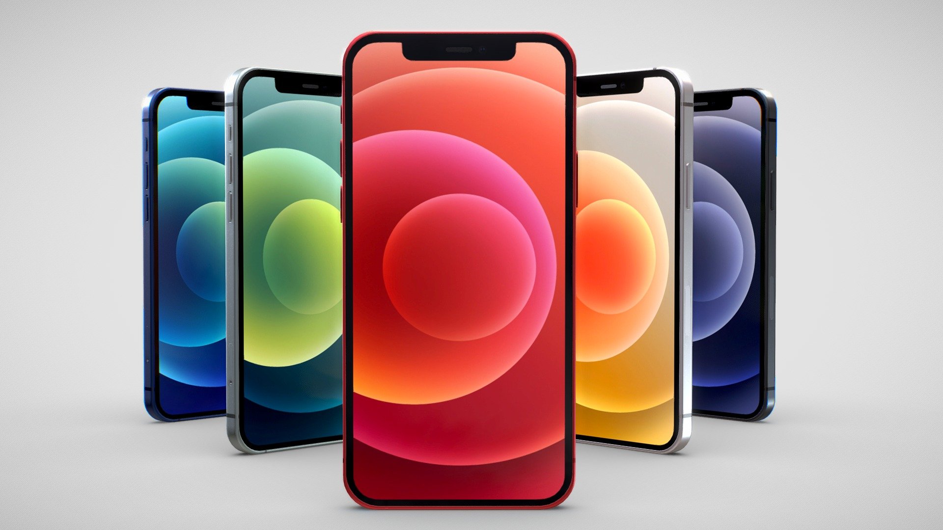 Apple iPhone 12 All Official Colors Collection