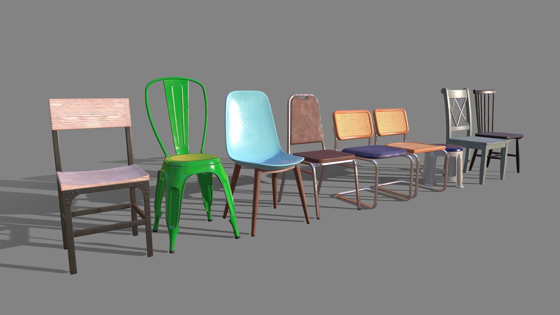 Arch-Viz Chairs Pack #1