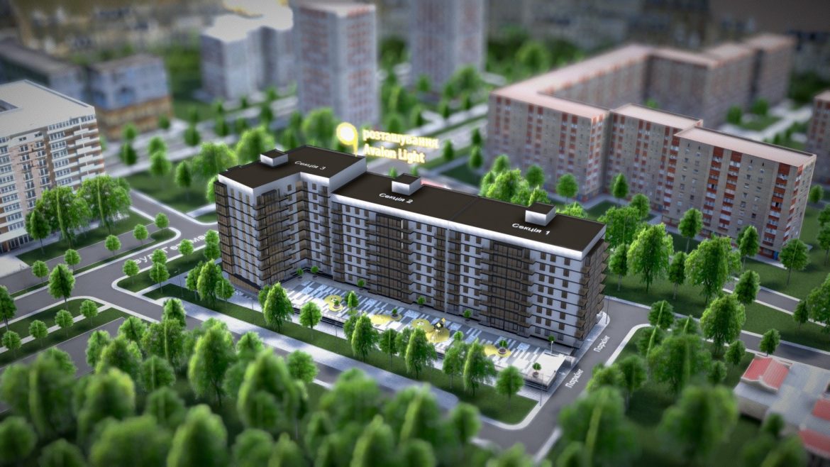 avalon light vr architectural project 3d model
