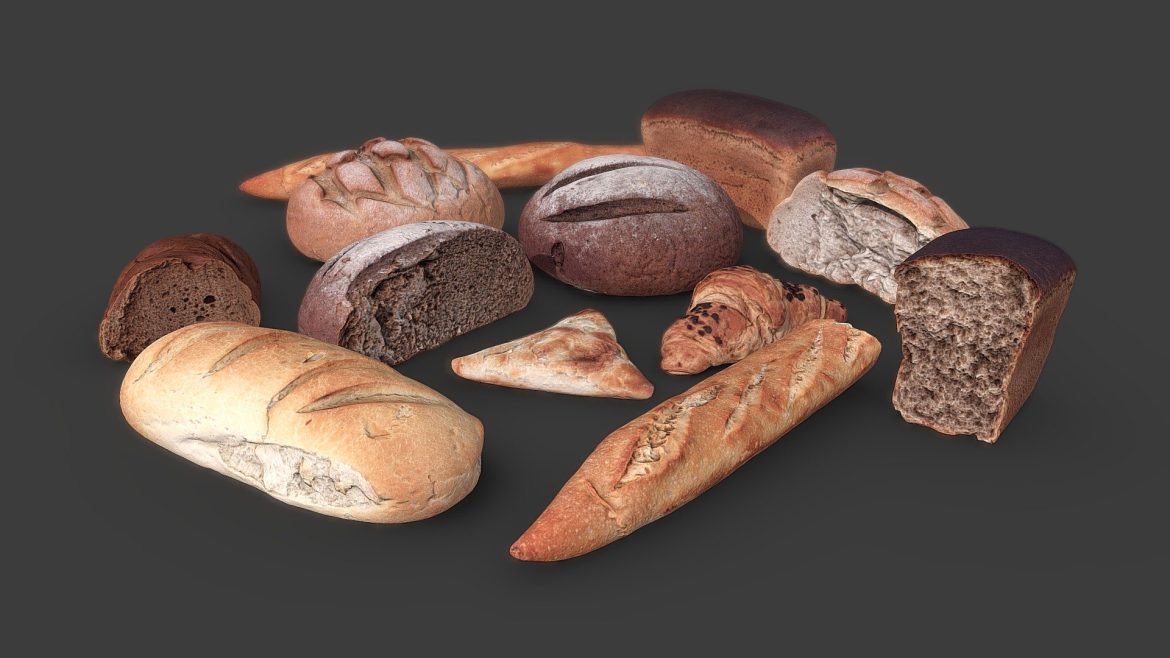 bakery pack 3d model