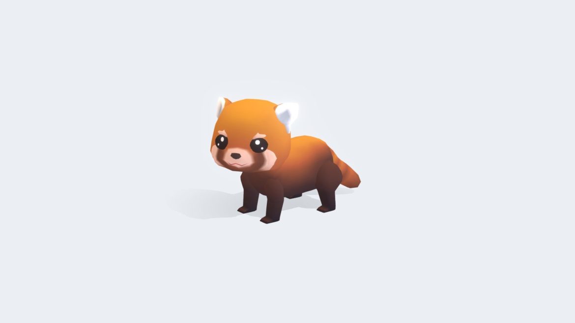 bambu the red panda wild series 3d model