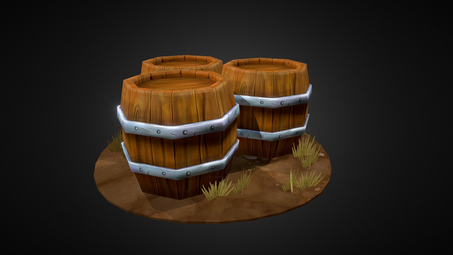 Barrels – hand painted