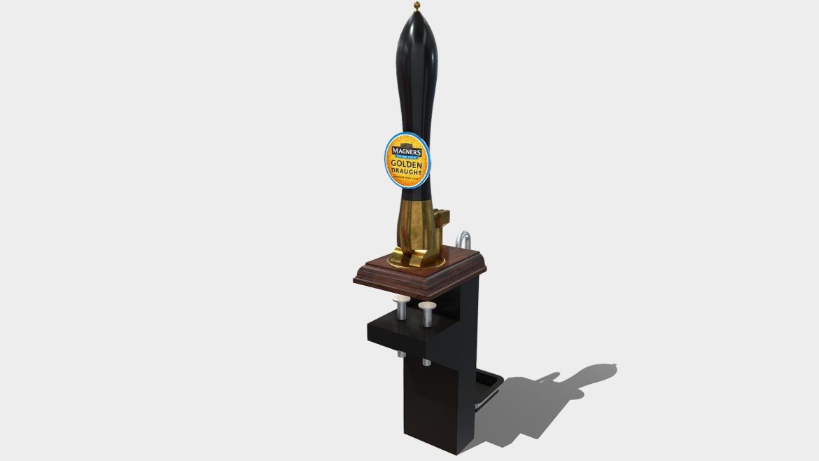 beer pump 3d model