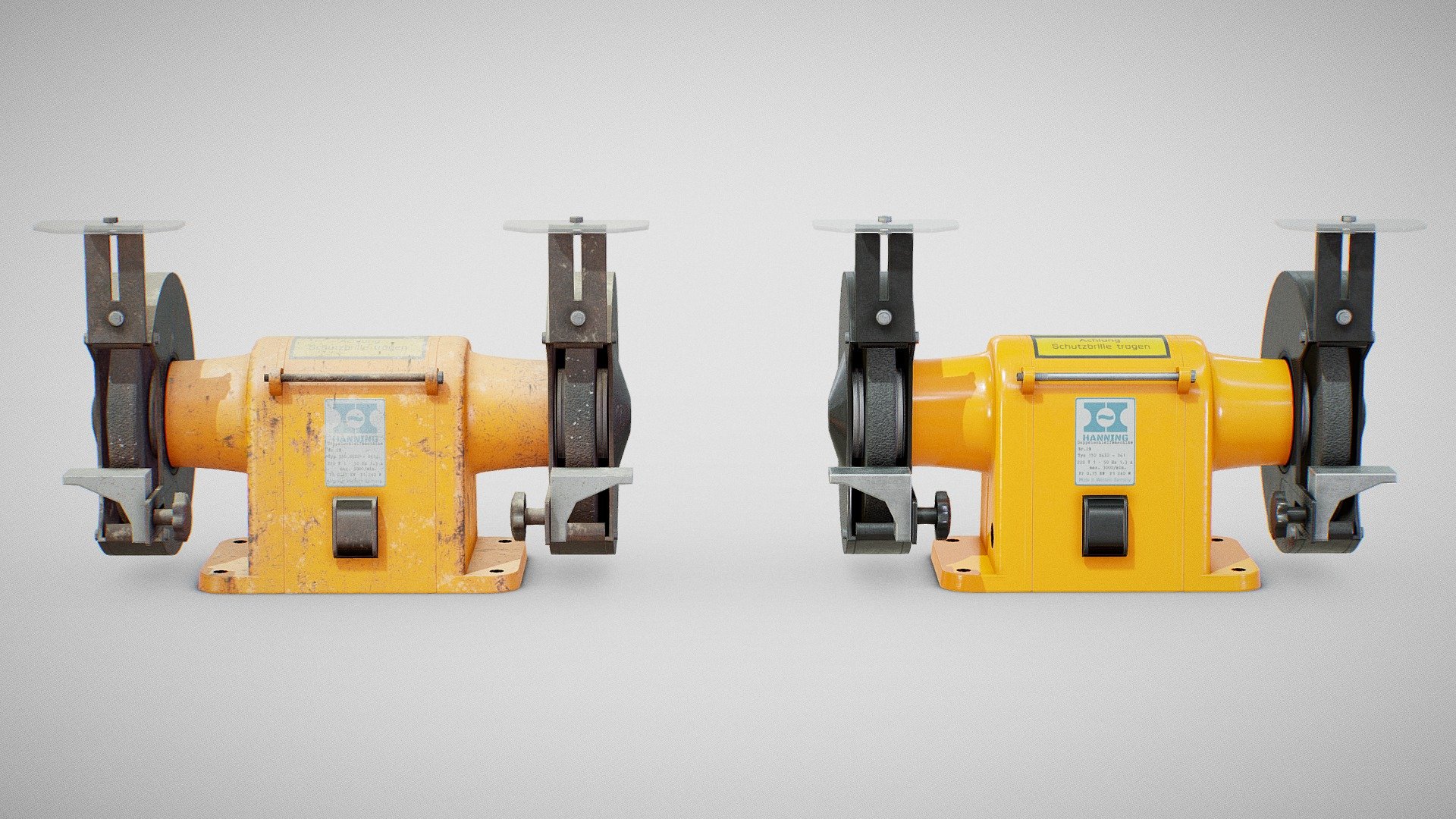 Bench Grinder – Hanning E6Z2-061 (Clean & Dirty)