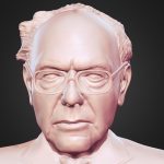 Bernie Sanders 3D printable portrait bust