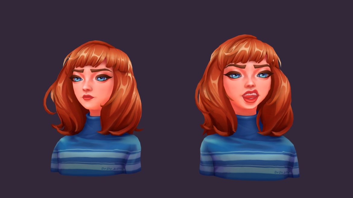 bitbot unhappy 3d model
