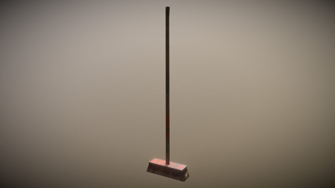 broom 3d model