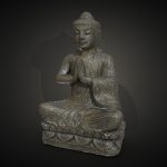 buddha statue 3d model