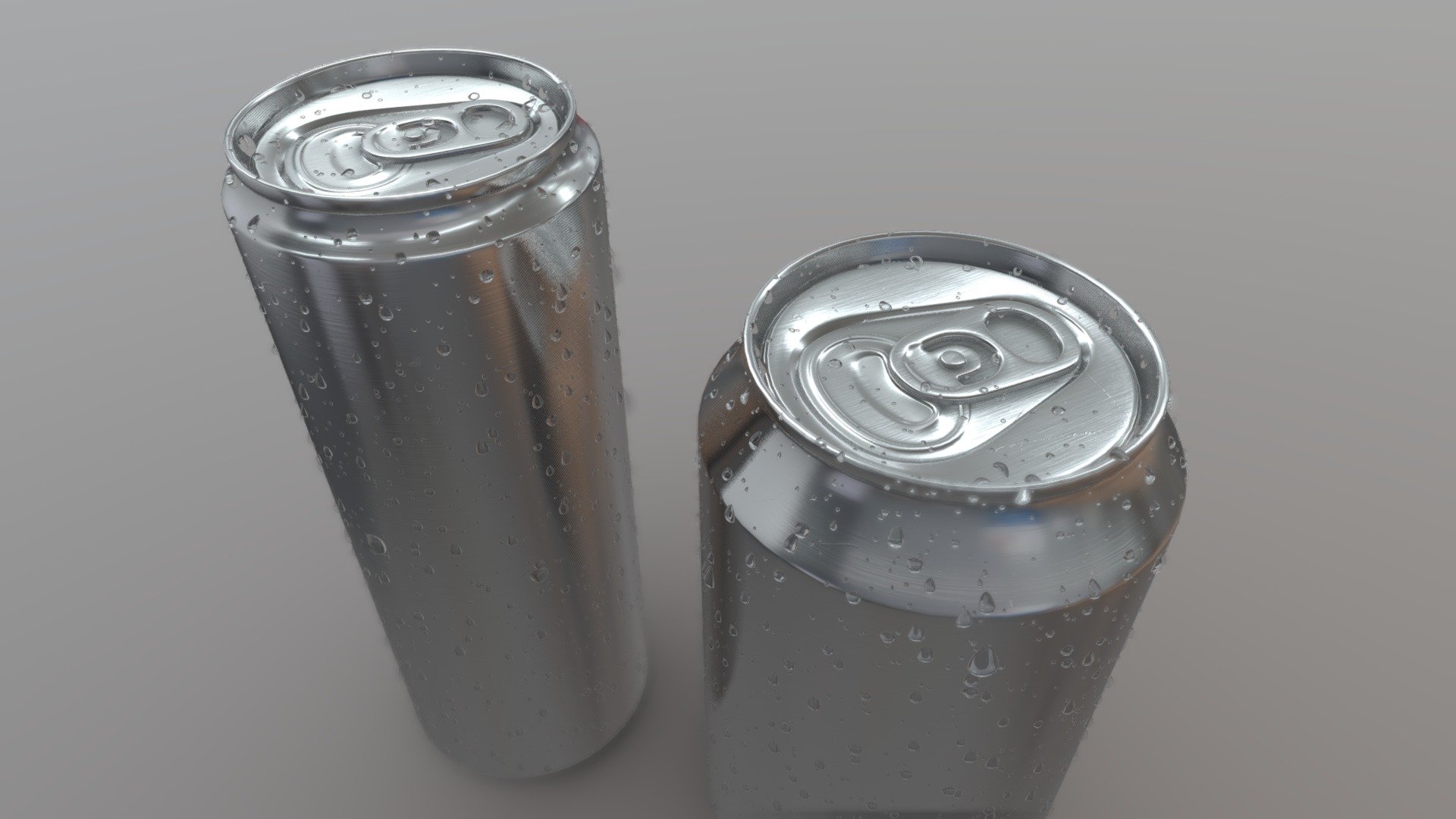 Cans with Droplets