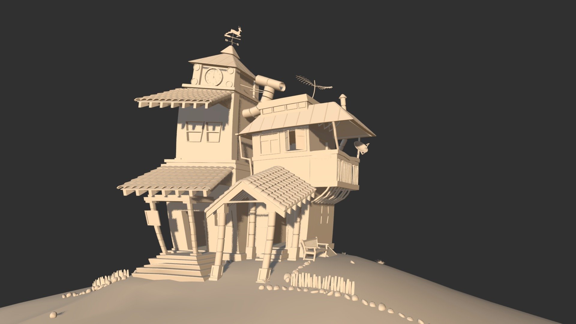 Cartoon Building