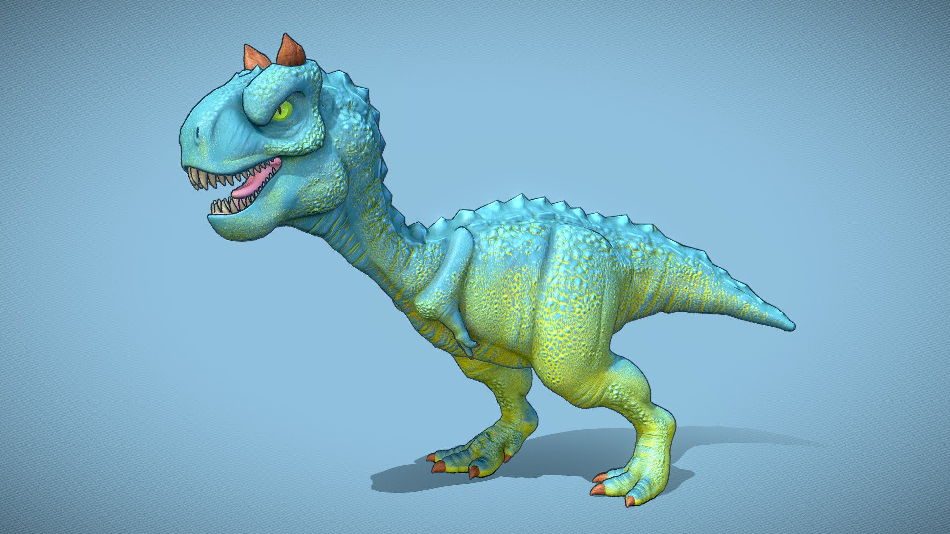 Cartoon Carnotaurus