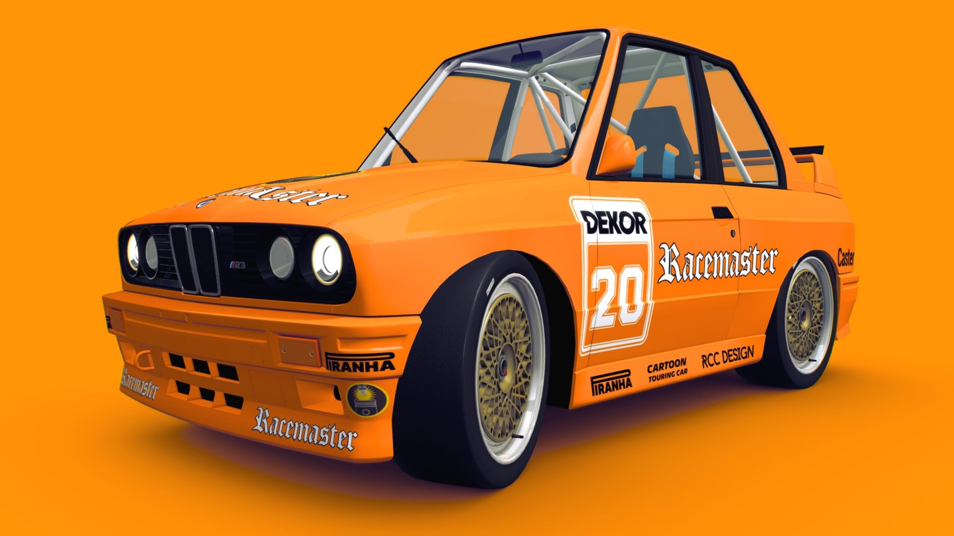Cartoon Touring Car