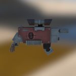 cartoony rifle raging ferret 3d model