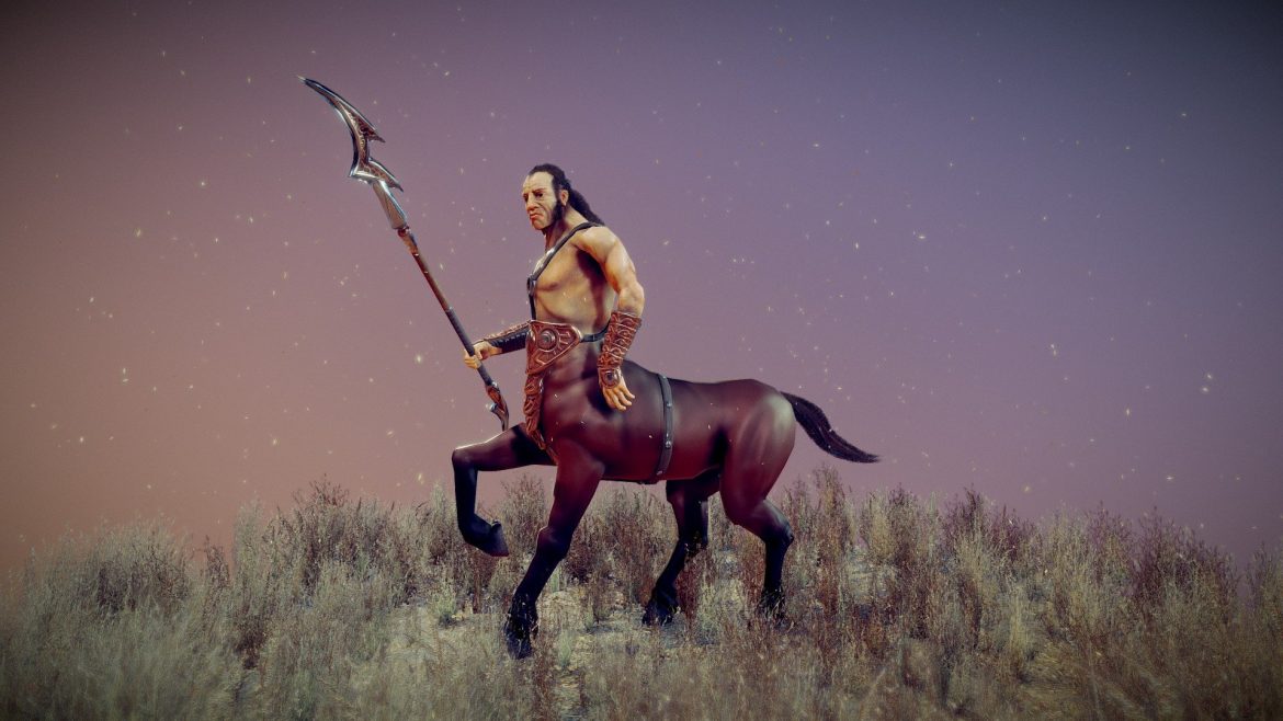 centaur 3d model