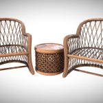 chair in rattan 3d model
