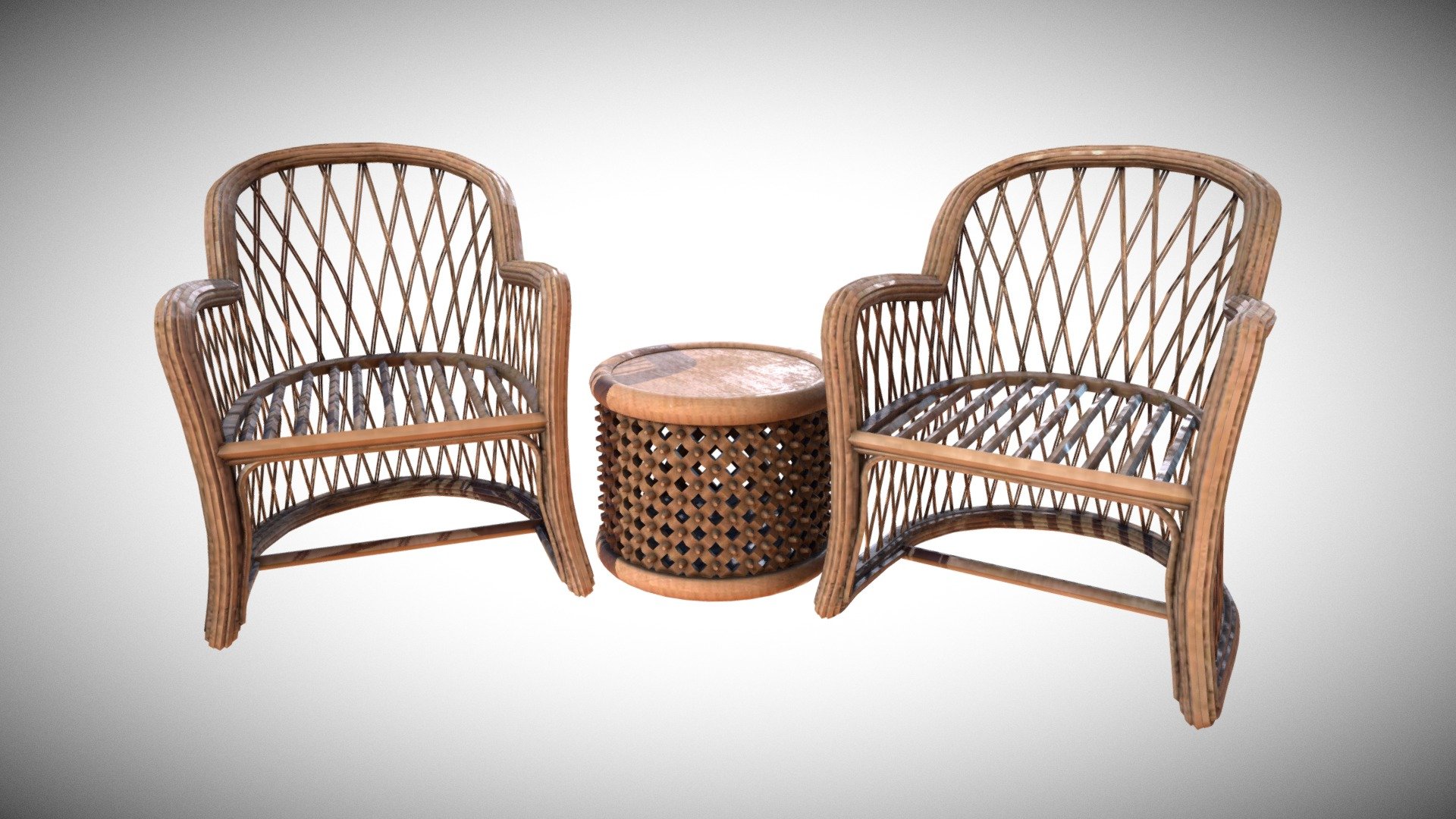 Chair in Rattan