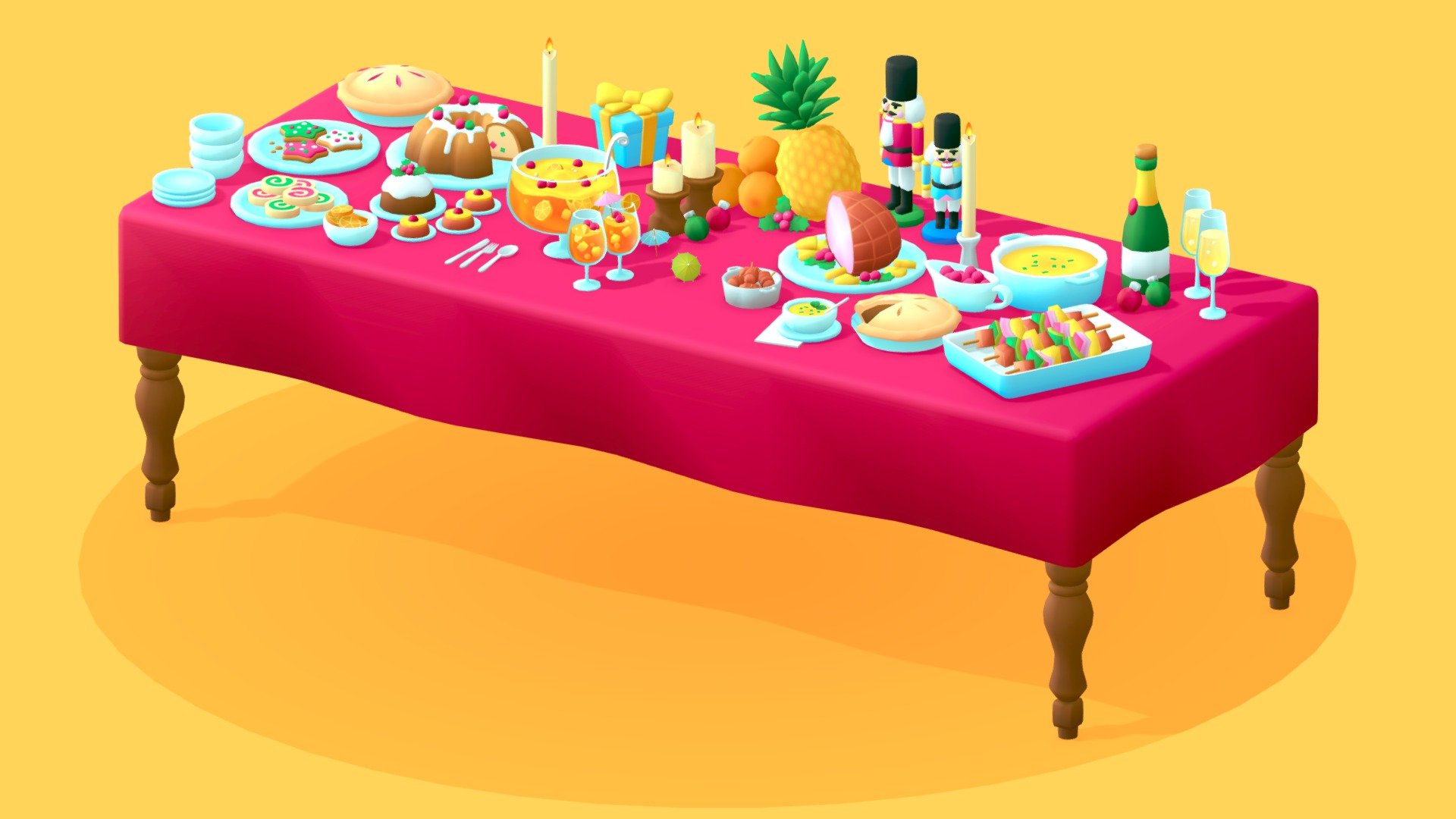Christmas Tropical Food Pack