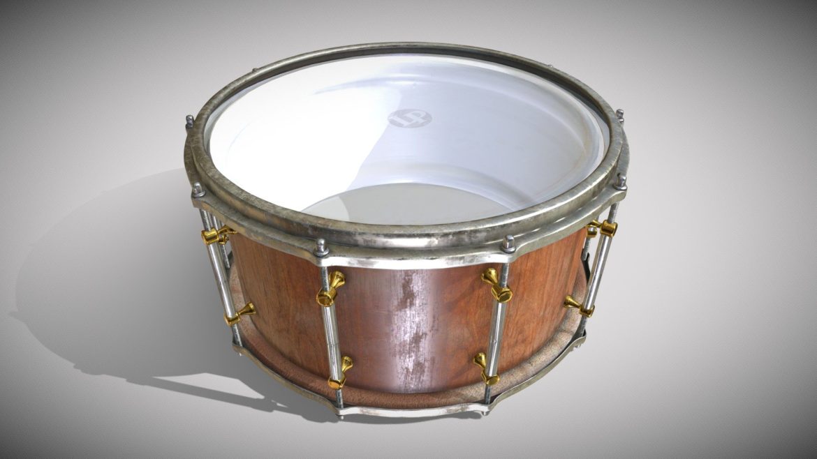 classic drum 3d model