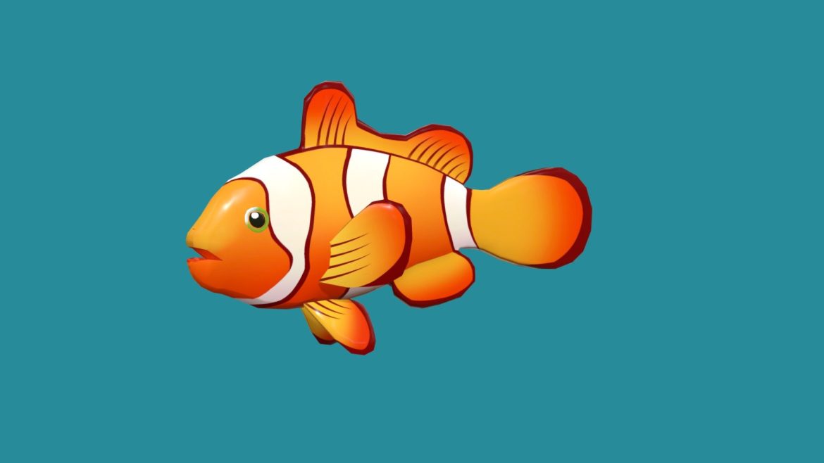 clownfish 3d model