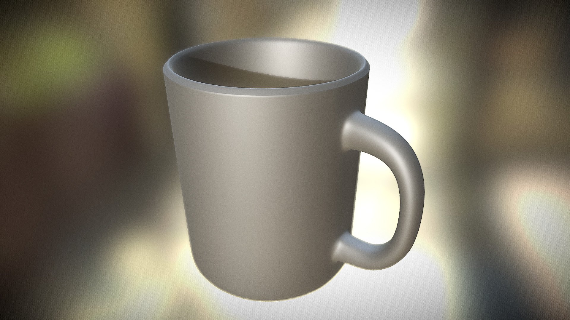 Coffee Cup High Poly