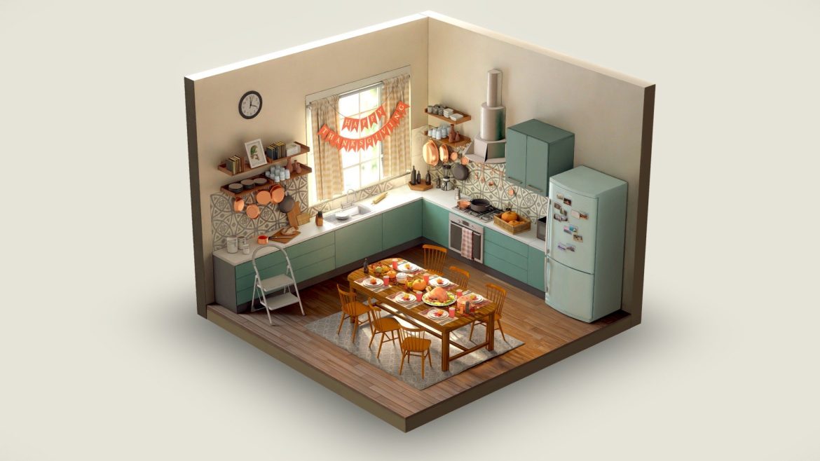 come celebrate thanksgiving with invrsion 3d model