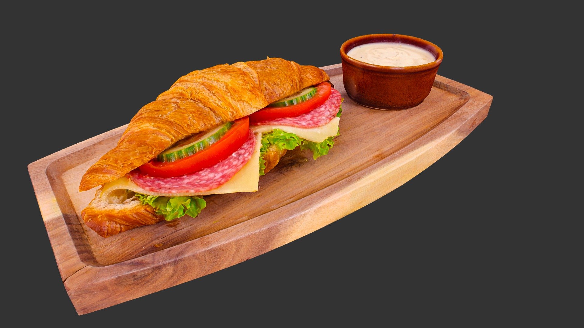 Croissant Salami deep3dsea