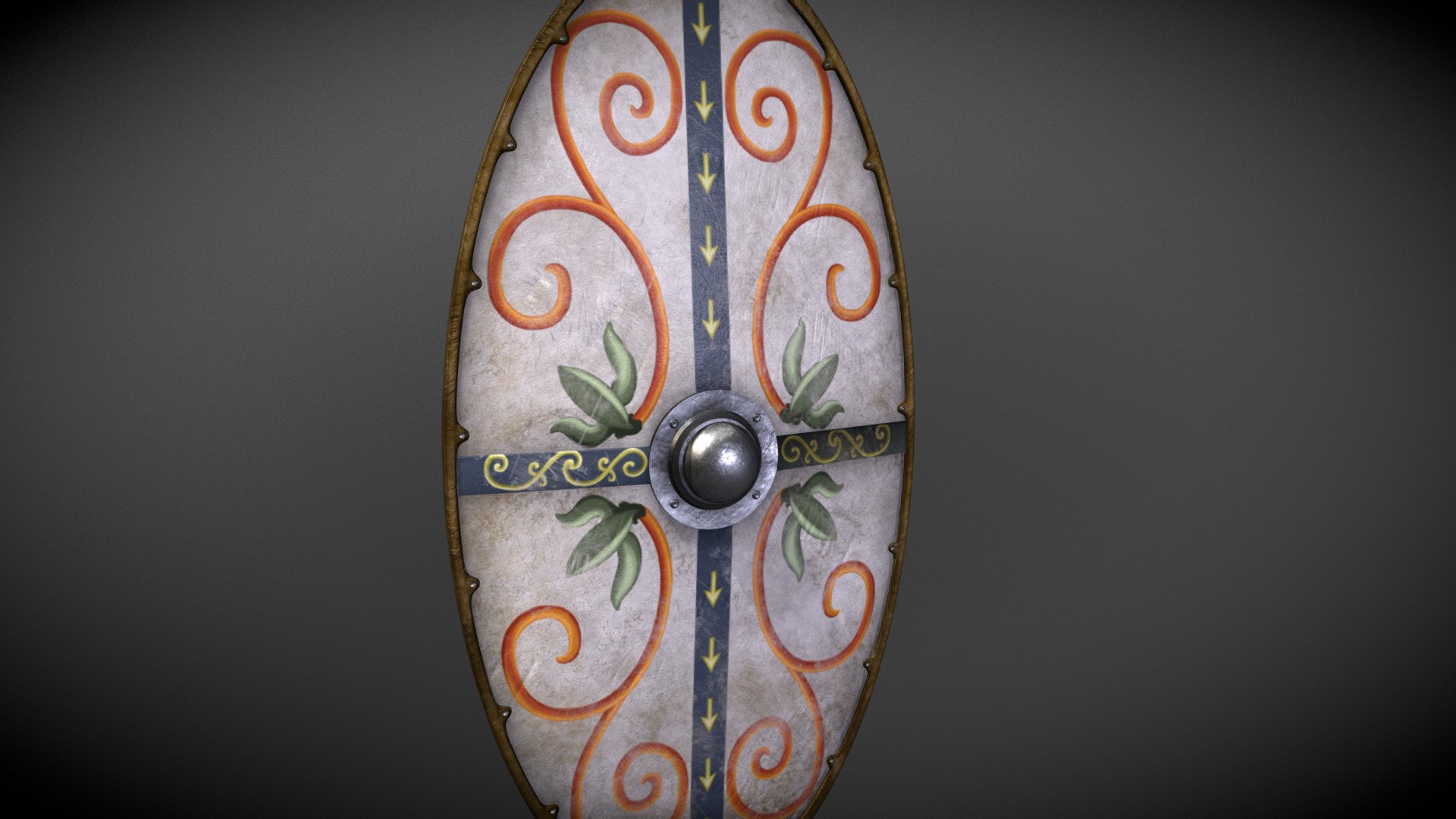 Dacian shield / Escudo dacio - deep3dsea