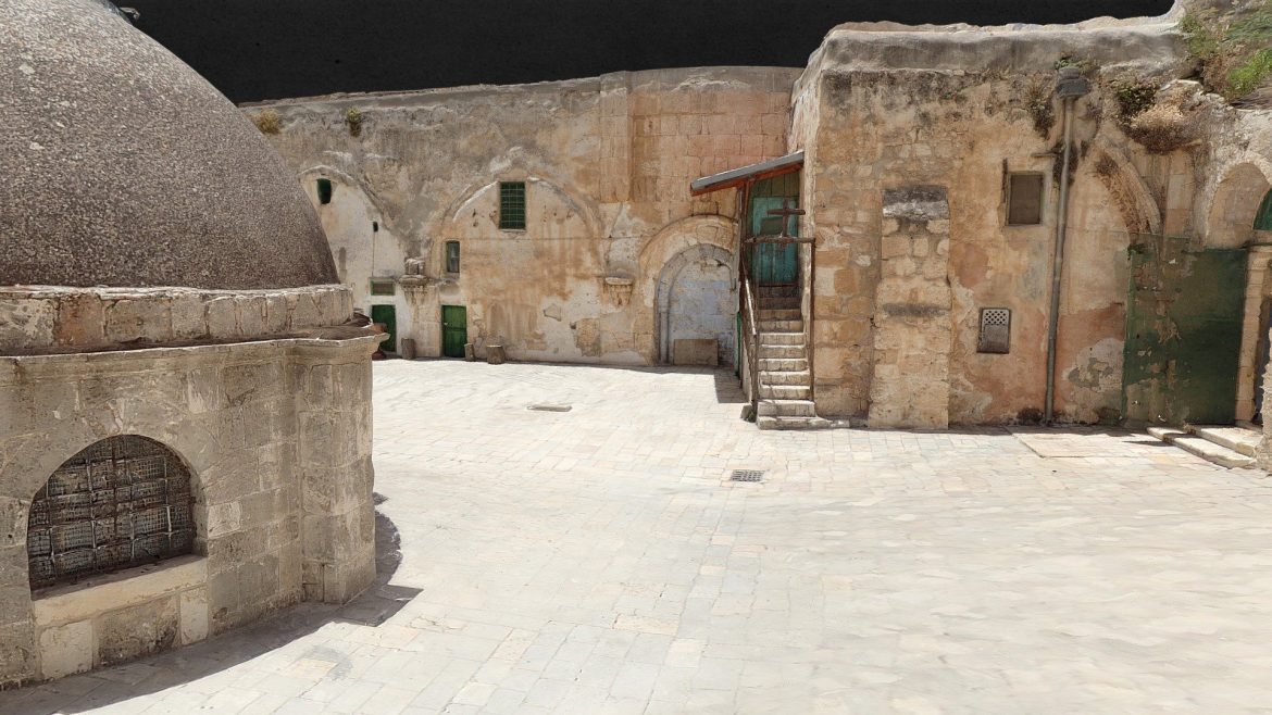 deir el sultan jerusalem 3d model