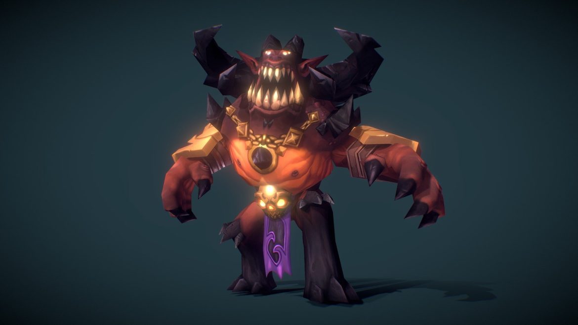demon lord 3d model