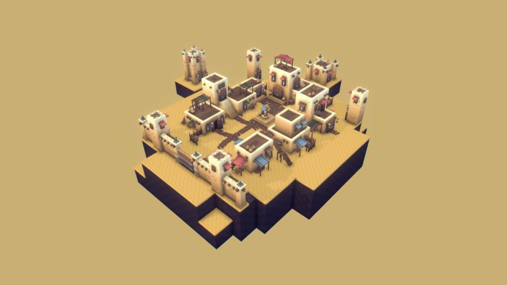 Download Desert Building Kit – Proto Series 3D Model | Deep3DSea
