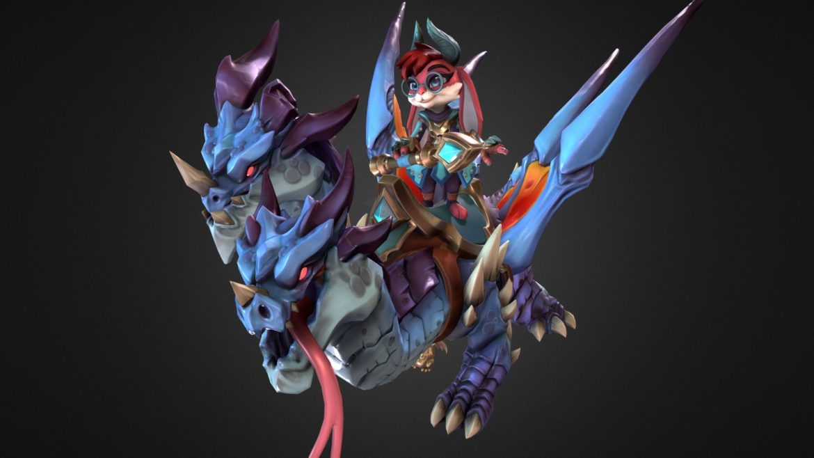 dragon born moji 3d model