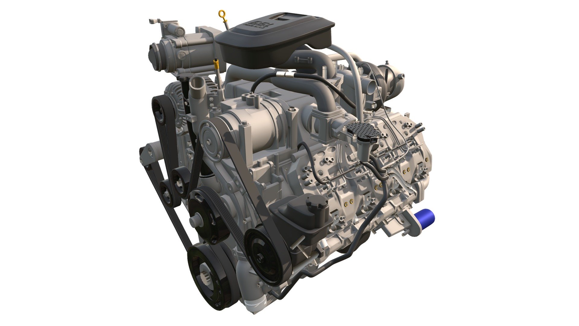Duramax Diesel V8 Turbo Engine