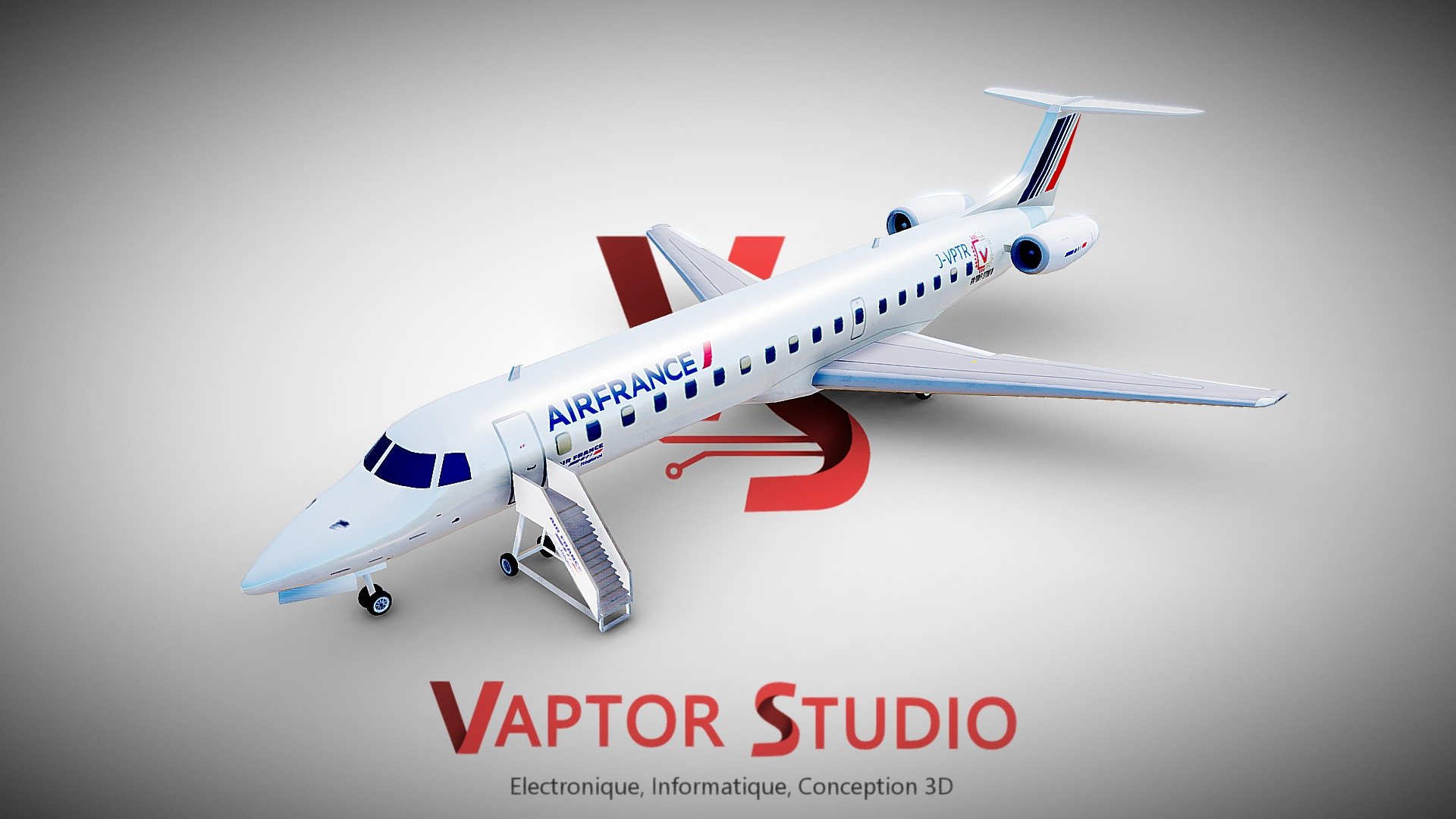 EMBRAER 145 [LOWPOLY]