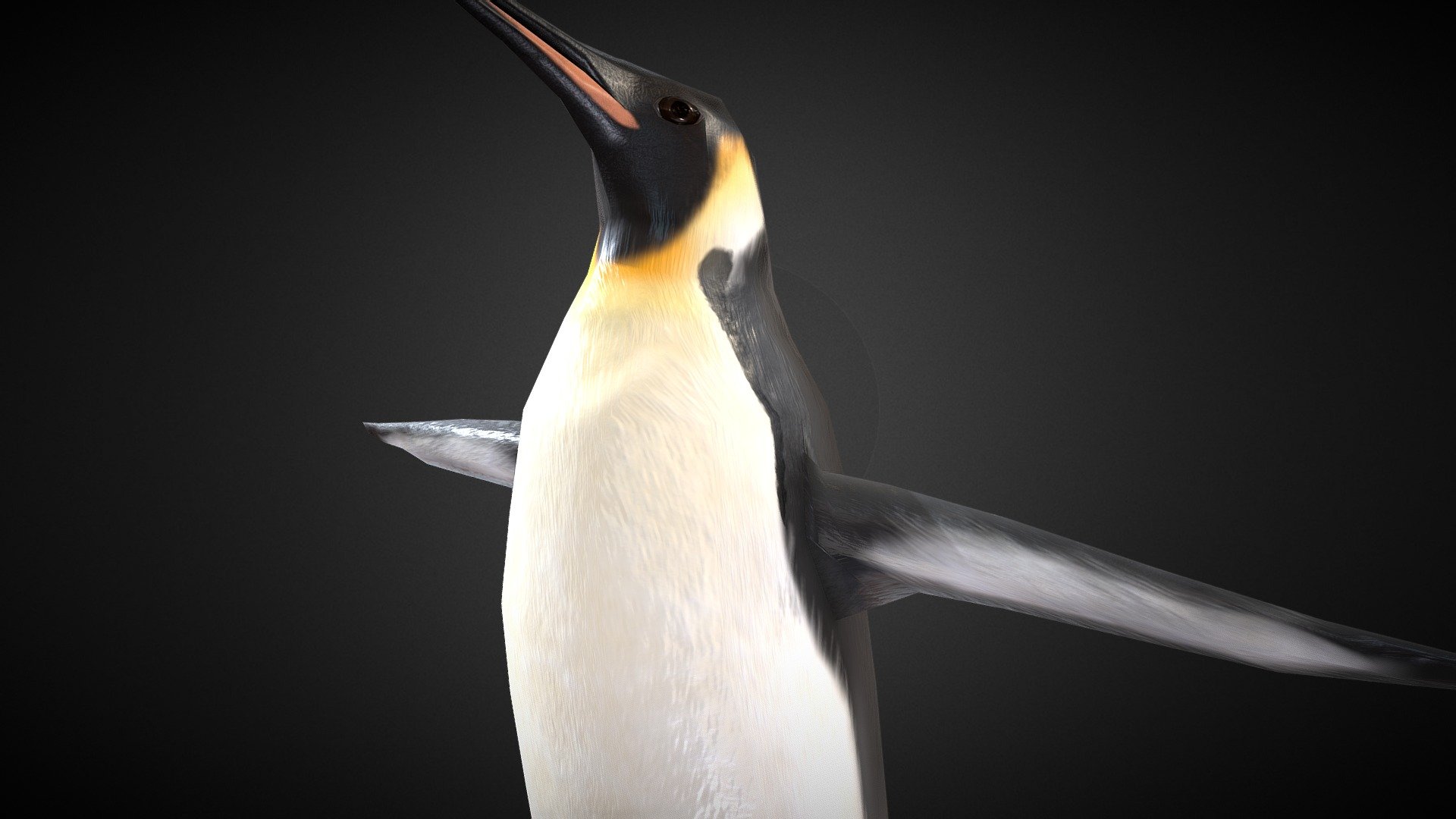 Emperor Penguin Rigged