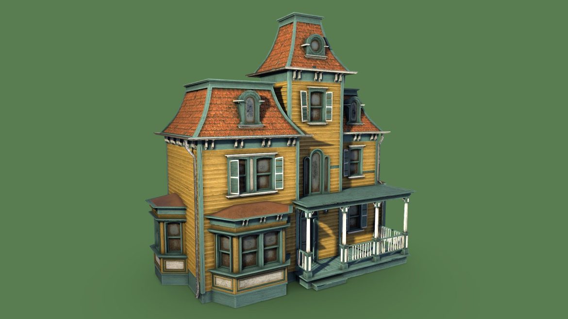 fall house 3d model