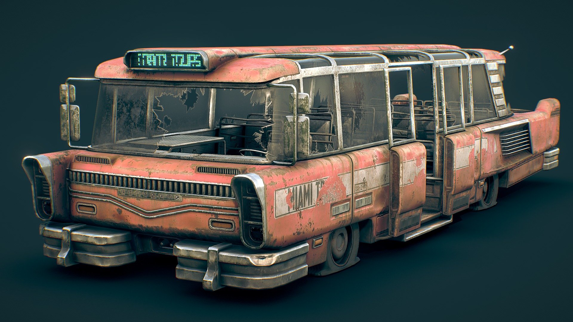 Fallout 4 Miami Tourist Bus