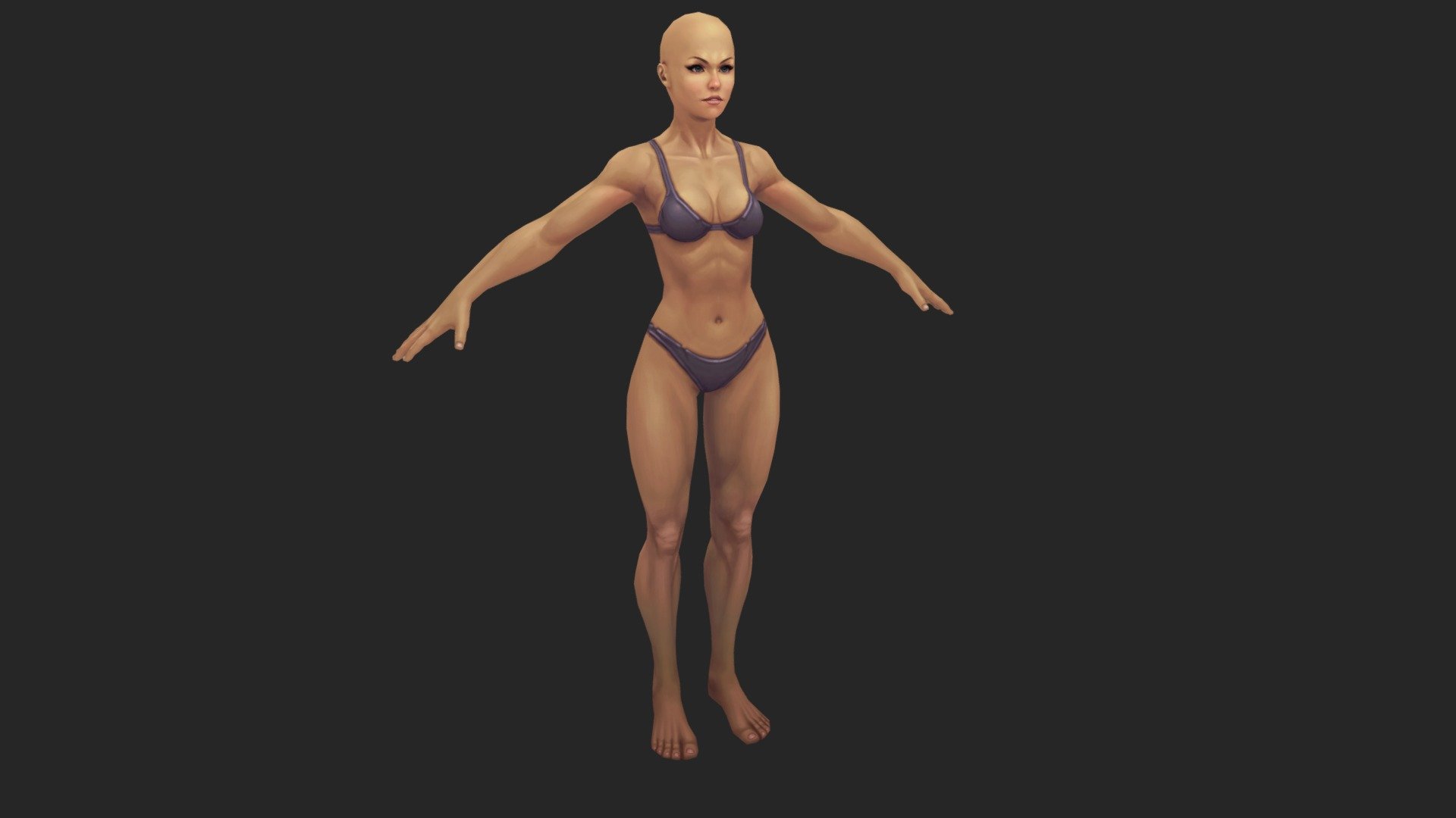 Female warrior base model