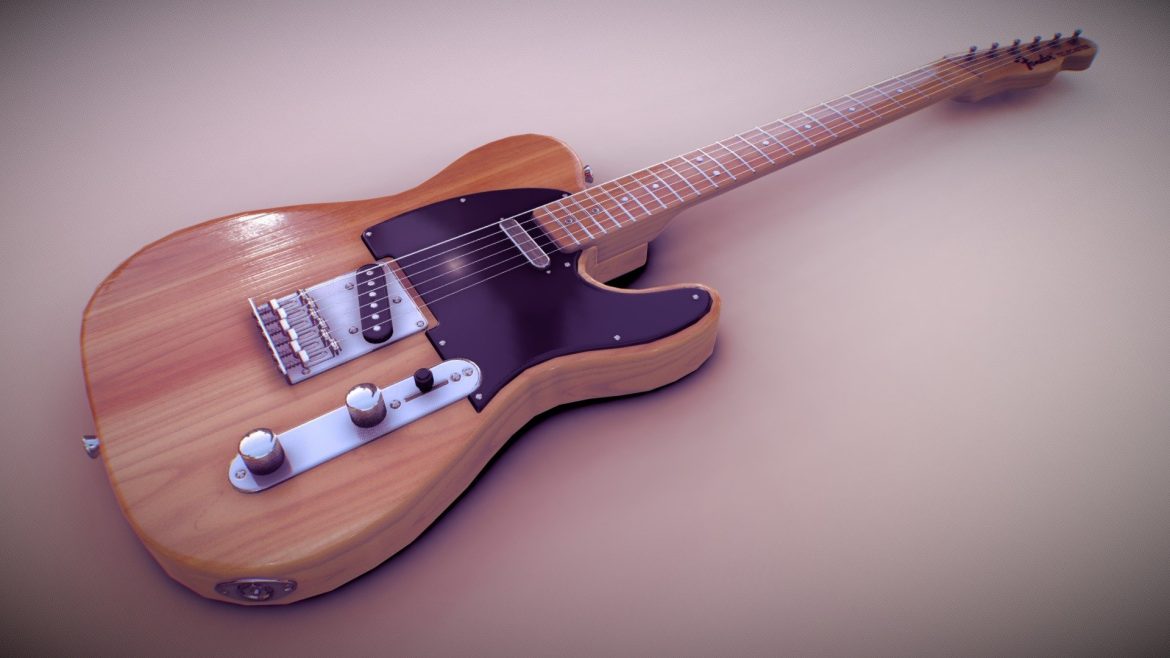 fender telecaster 3d model