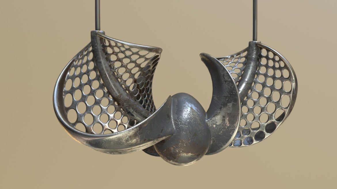 Filigree Pendant 3d Model - high quality 3d asset