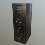 Filing Cabinet – Black Variant C