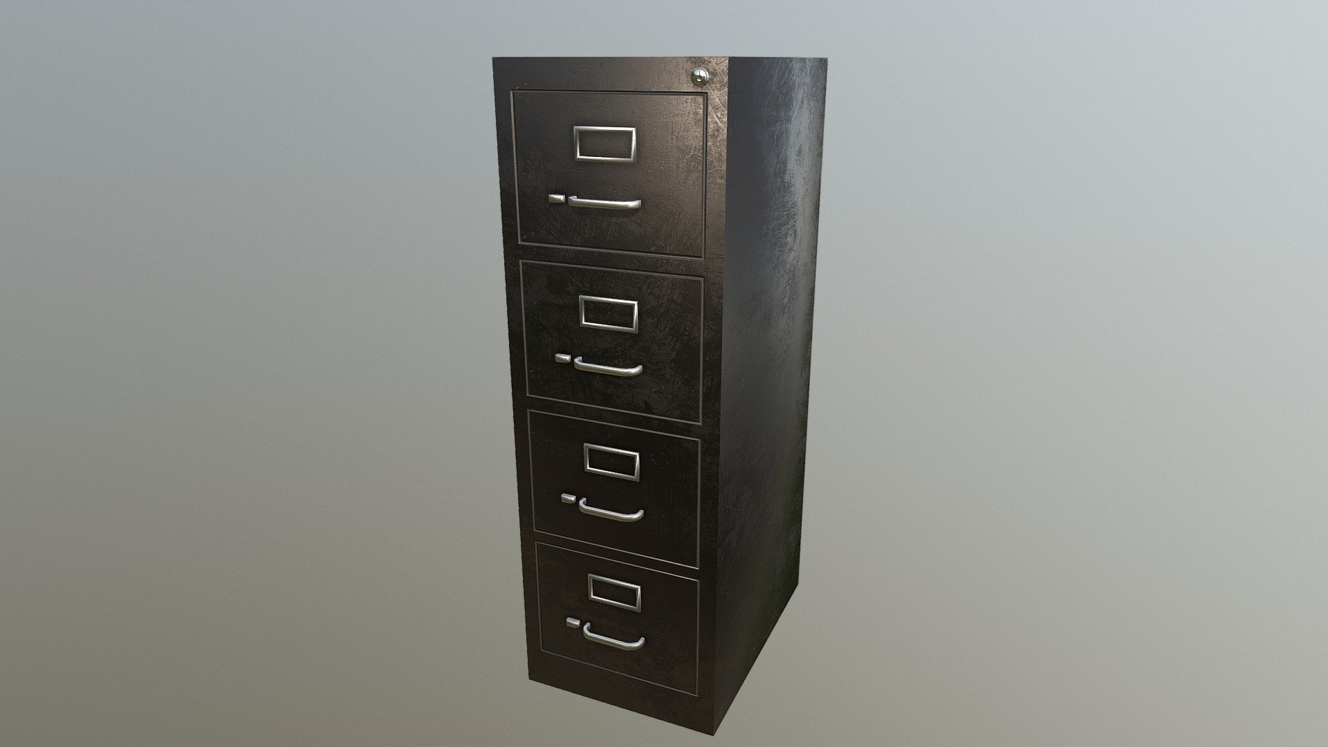 Filing Cabinet – Black Variant C