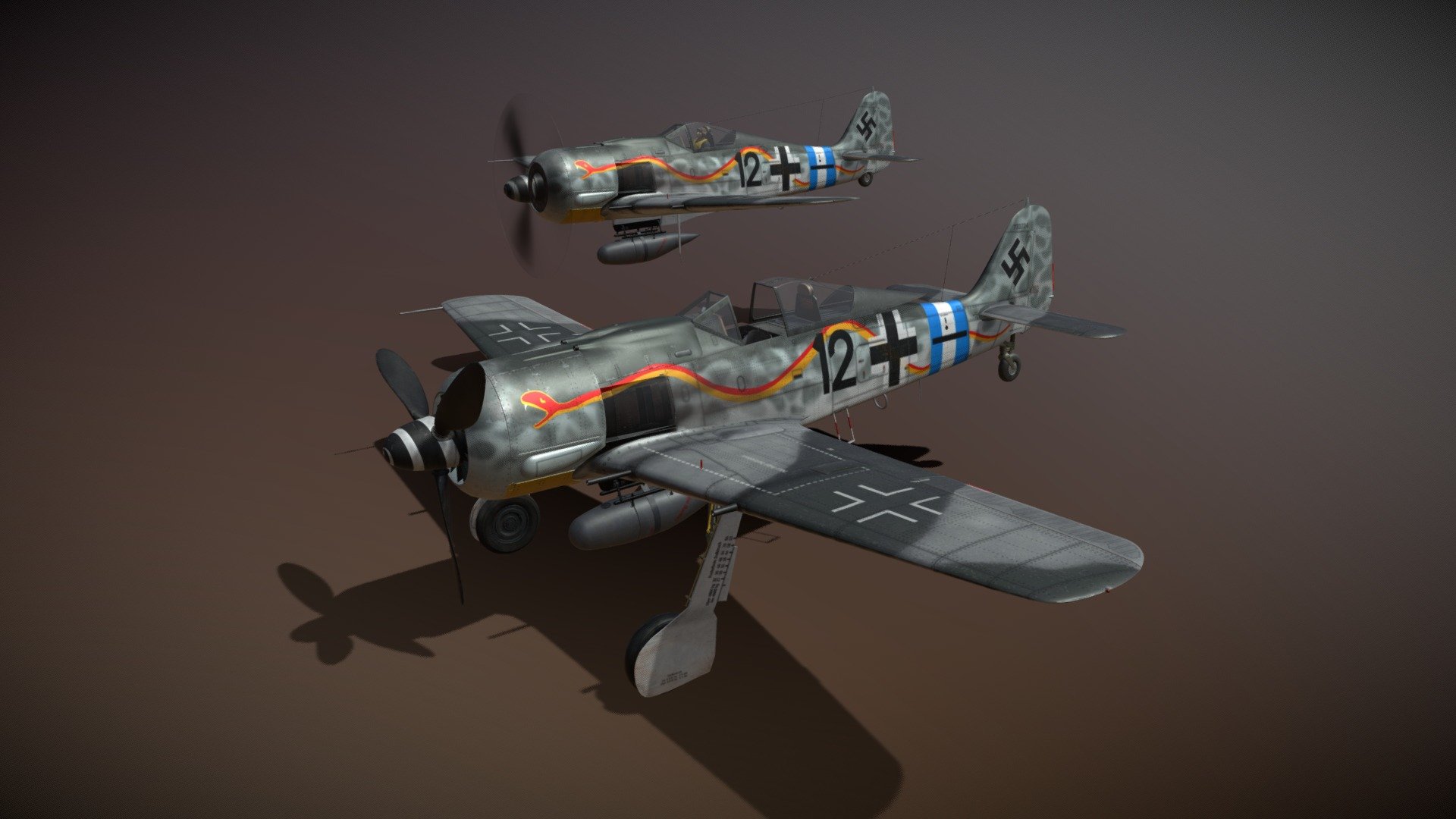 Focke Wulf – FW190 A8 – Black 12