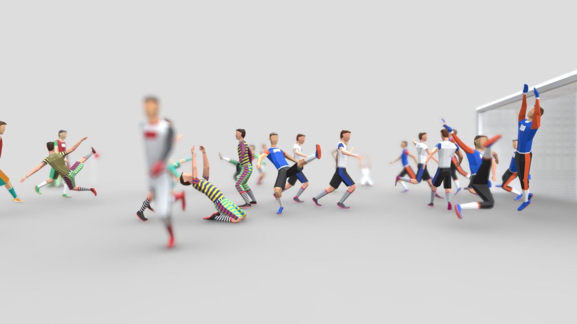 football men 3d model