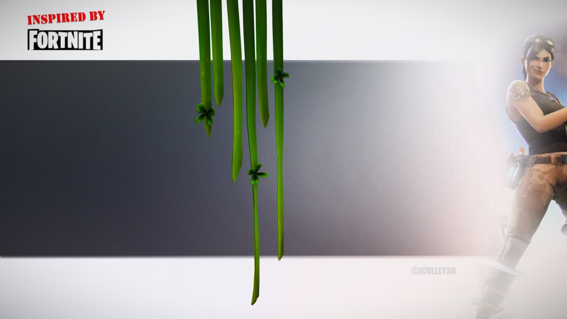 Fortnite Style Assets – Hanging Vines 1