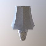 game ready bedroom table lamp low poly 3d model